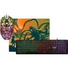 Клавиатура + мышь Defender Tark C-779 клав:черный мышь:черный USB LED (52779)