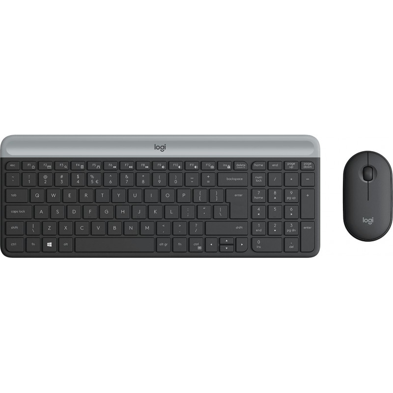 Клавиатура + мышь Logitech MK470 клав:черный/серый мышь:черный USB беспроводная slim (920-009204) Клавиатура + мышь Logitech MK470 клав:черный/серый мышь:черный USB беспроводная slim (920-009204)