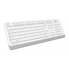 Клавиатура + мышь A4Tech Fstyler FG1010S клав:белый/серый мышь:белый/серый USB беспроводная Multimedia (FG1010S WHITE)