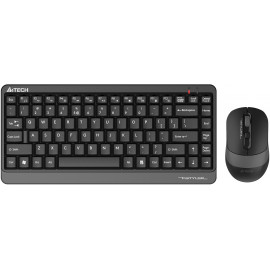 Клавиатура + мышь A4Tech Fstyler FG1110 клав:черный/серый мышь:черный/серый USB беспроводная Multimedia (FG1110 GREY)