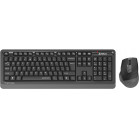 Клавиатура + мышь A4Tech Fstyler FGS1035Q клав:черный/серый мышь:черный/серый USB беспроводная Multimedia (FGS1035Q GREY)