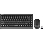 Клавиатура + мышь A4Tech Fstyler FGS1110Q клав:черный/серый мышь:черный/серый USB беспроводная Multimedia