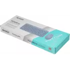 Клавиатура + мышь A4Tech Fstyler FG3200 Air клав:синий мышь:синий USB беспроводная slim Multimedia