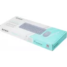 Клавиатура + мышь A4Tech Fstyler FG3200 Air2 клав:синий мышь:синий USB беспроводная slim Multimedia