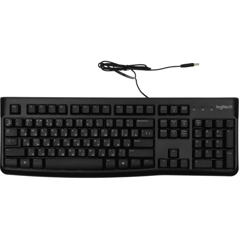 Клавиатура + мышь Logitech MK120 клав:черный мышь:черный/серый USB (920-002589)