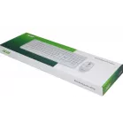 Клавиатура + мышь Acer OCC401 клав:белый мышь:белый USB беспроводная Multimedia (ZL.ACCCC.017)