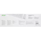 Клавиатура + мышь Acer OCC401 клав:белый мышь:белый USB беспроводная Multimedia (ZL.ACCCC.017)