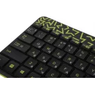 Клавиатура + мышь Logitech MK240 клав:черный/желтый мышь:черный/желтый USB беспроводная slim Multimedia (920-008198)