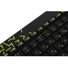 Клавиатура + мышь Logitech MK240 клав:черный/желтый мышь:черный/желтый USB беспроводная slim Multimedia (920-008198)