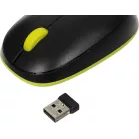 Клавиатура + мышь Logitech MK240 клав:черный/желтый мышь:черный/желтый USB беспроводная slim Multimedia (920-008198)