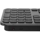Клавиатура + мышь Logitech MX Keys S Combo клав:графитовый/черный мышь:графитовый USB беспроводная Bluetooth/Радио LED (920-011619)