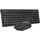 Клавиатура + мышь A4Tech Fstyler FG1200 клав:черный мышь:черный USB беспроводная Multimedia
