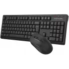 Клавиатура + мышь A4Tech Fstyler FG1200S клав:черный мышь:черный USB беспроводная Multimedia