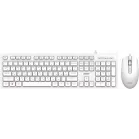 Клавиатура + мышь Acer OCC504 клав:белый мышь:белый USB Multimedia (ZL.ACC11.00N)