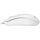Клавиатура + мышь Acer OCC504 клав:белый мышь:белый USB Multimedia (ZL.ACC11.00N)