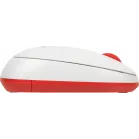 Клавиатура + мышь Logitech MK240 клав:белый/красный мышь:белый/красный USB беспроводная slim Multimedia (920-008160)