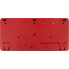 Клавиатура + мышь Logitech MK240 клав:белый/красный мышь:белый/красный USB беспроводная slim Multimedia (920-008160)