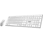 Клавиатура + мышь MSI Forge K210 W Combo клав:белый мышь:белый USB беспроводная slim (S11-43RU310-Y92)
