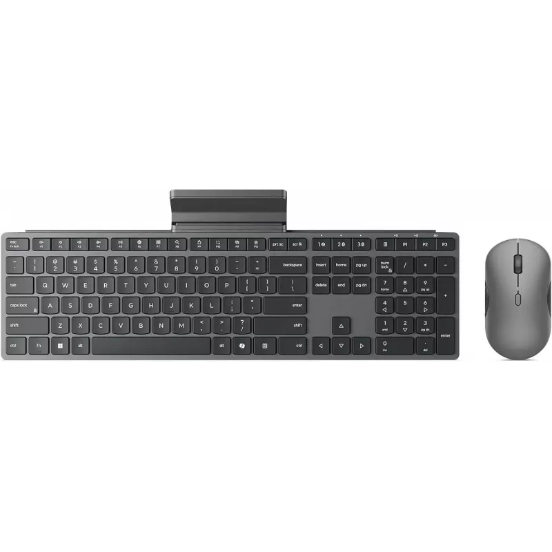 Клавиатура + мышь Lenovo 700 Modern клав:серый мышь:серый USB беспроводная BT (GX31S04977)