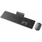 Клавиатура + мышь Lenovo 700 Modern клав:серый мышь:серый USB беспроводная BT (GX31S04977)