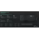 Клавиатура + мышь Logitech MK850 клав:черный мышь:черный USB беспроводная BT slim Multimedia (920-008232)