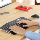 Клавиатура + мышь Logitech MK850 клав:черный мышь:черный USB беспроводная BT slim Multimedia (920-008232)
