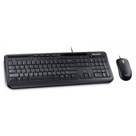 Клавиатура + мышь Microsoft Wired 600 клав:черный мышь:черный USB Multimedia (APB-00011)