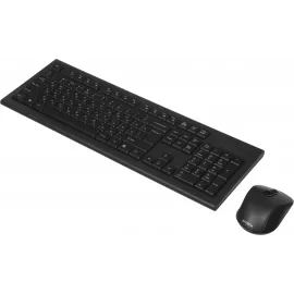 Клавиатура + мышь A4Tech 7100N клав:черный мышь:черный USB беспроводная