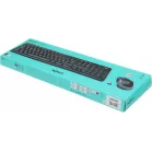 Клавиатура + мышь Logitech MK270 клав:черный мышь:черный USB беспроводная Multimedia (920-004518)