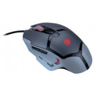 Мышь Оклик 915G HELLWISH V2 черный/серый оптическая (4800dpi) USB (6but)