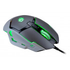 Мышь Оклик 915G HELLWISH V2 черный/серый оптическая (4800dpi) USB (6but)