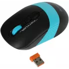 Мышь A4Tech Fstyler FG10 черный/синий оптическая 2000dpi беспров. USB 4but (FG10 BLUE)