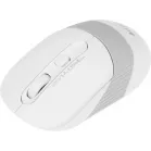 Мышь A4Tech Fstyler FG10 белый/серый оптическая 2000dpi беспров. USB 3but (FG10 WHITE)
