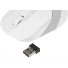 Мышь A4Tech Fstyler FG10 белый/серый оптическая 2000dpi беспров. USB 3but (FG10 WHITE)