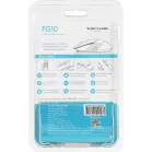 Мышь A4Tech Fstyler FG10 белый/серый оптическая 2000dpi беспров. USB 3but (FG10 WHITE)