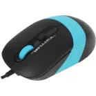 Мышь A4Tech Fstyler FM10 черный/синий оптическая 1600dpi USB 4but (FM10 BLUE)