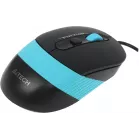 Мышь A4Tech Fstyler FM10 черный/синий оптическая 1600dpi USB 4but (FM10 BLUE)