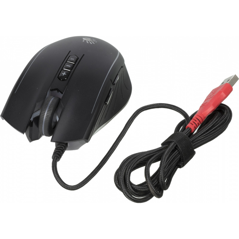 Мышь A4Tech Bloody Q81 Curve черный оптическая 3200dpi USB 7but (Q81) Мышь A4Tech Bloody Q81 Curve черный оптическая 3200dpi USB 7but (Q81)
