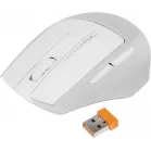 Мышь A4Tech Fstyler FG30S белый/серый оптическая 2000dpi silent беспров. USB 6but (FG30S WHITE)
