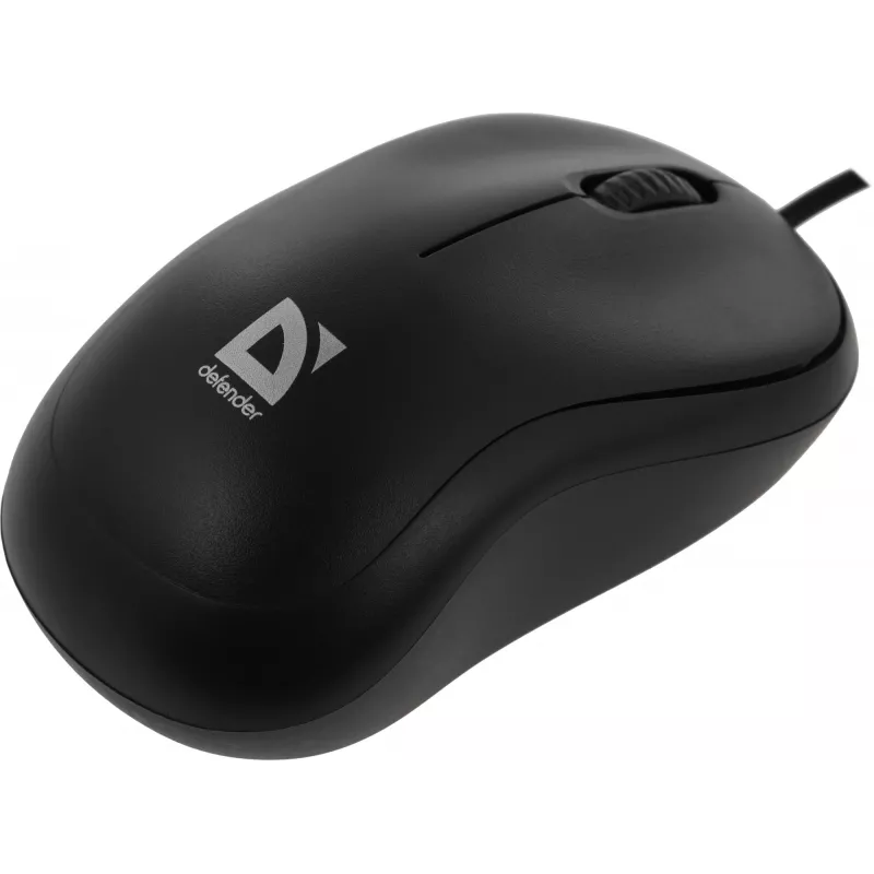 Мышь Defender Patch MS-759 черный оптическая 1000dpi USB для ноутбука 2but (52759)