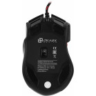 Мышь Оклик 806G черный/красный оптическая 3200dpi USB 8but (1431646)