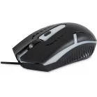 Мышь Оклик 398G черный оптическая 2400dpi USB для ноутбука 4but (1431665)
