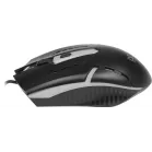 Мышь Defender Hit MB-601 черный оптическая 1200dpi USB 3but (52601)