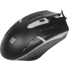 Мышь Defender Hit MB-601 черный оптическая 1200dpi USB 3but (52601)