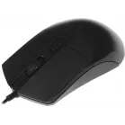 Мышь Оклик 207M черный оптическая 2400dpi USB 4but (1474598)