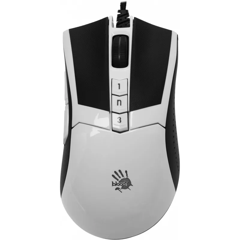 Мышь A4Tech Bloody W90 Max белый/черный оптическая 10000dpi USB 10but (W90 MAX PANDA)