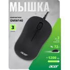 Мышь Acer OMW140 черный оптическая 1200dpi USB 3but (ZL.MCEEE.00L)