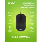 Мышь Acer OMW140 черный оптическая 1200dpi USB 3but (ZL.MCEEE.00L)