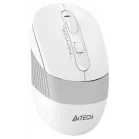 Мышь A4Tech Fstyler FB10C белый/серый оптическая 2000dpi беспров. BT/Radio USB 4but (FB10C GRAYISH WHITE)