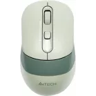 Мышь A4Tech Fstyler FB10C зеленый оптическая 2000dpi беспров. BT/Radio USB 4but (FB10C MATCHA GREEN)